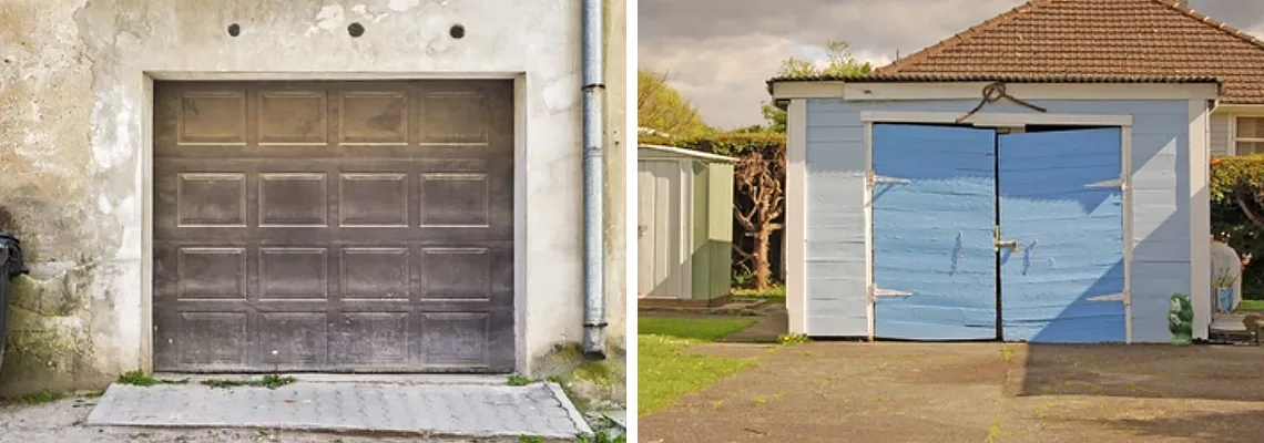 Rotten Steel Garage Door Repair in Largo, Florida